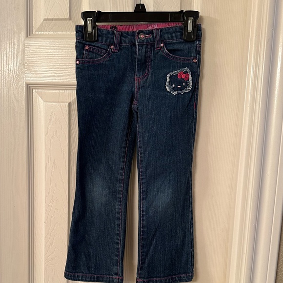 Hello Kitty Girls Jeans - Picture 1 of 2